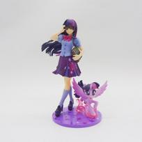 New My Little Poni Series Rainbow Anime Figure Cute Doll Applejack Toy Fluttershy Twi Light Sparkle Model Doll Toy Birthday Gift