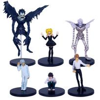 9CM Anime Figure DEATH NOTE Yagami Light Ryuk MisaMisa PVC Standing Model Pose Static Doll Gift Ornaments Sculpture Q version No box