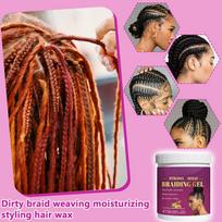 Braid Gel Moisturizing And Styling Hair Wax For Dreadlocks One Size balta
