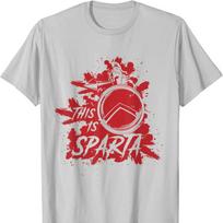 This Is Sparta Blood Splatter Spartan Warrior Training TShirt New 100 Cotton Short Sleeve ONeck Tshirt Casual Mens Top S