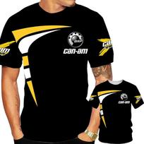 Summer BRP Can Am Motorcycle Original Design 3D Printing Racing T-shirt Men's Personalized Hip Hop Street Clothing Top XXS juoda