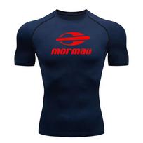 Men Rash Guard Surfing Diving Tee Swimwear Tight Short Sleeve T Shirt Swim Floatsuit Top UV Swimming RashGuard Prevent Jellyfish S