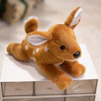 12 Types Plush Animal Toys Realistic Stuffed Tige Lion Giraffe Elephant Panda Soft Simulation Plushie Birthday Gift for Kids 22cm