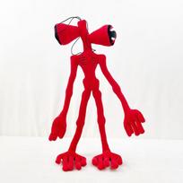 55CM Bendable Siren Head Plush Toys Office Decoration Standing Siren Head Stuffed Toy Desktop Ornaments  Plushie Dolls raudona