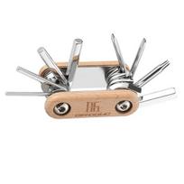 8-In-1 Bicycle Repair Tool Portable Folding Bike Multitool Heavy Duty Road Mountain Bike Hex Wrench Screwdriver Maintenance Tool Bike Accessories