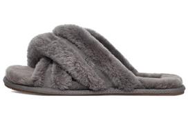 UGG Scuffita Slippers Charcoal Gray Women's 1123572-CHRC 36