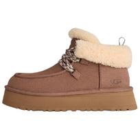 UGG Cow Split Leather Thermal Fleece Lined, Versatile Comfortable Snow Boots Women's Brown 1143954-RYK 36