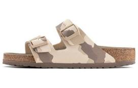 Birkenstock Odiniai Šlepetės Moteriškos Smėlio Spalvos Camouflage 1022496 45