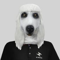 Funny Poodle Dog Head Costume Mask For Halloween Parties And Festive Celebrations With Friends balta