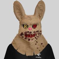 Cute Burlap Rabbit And Bear Masks For Halloween Parties And Festive Celebrations Rabbit