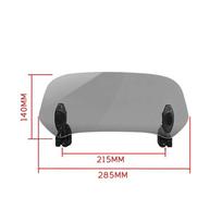 Universalus motociklo priekinio stiklo pailginimas, reguliuojamas priekinio stiklo spoileris, skirtas Honda Suzuki Yamaha Kawasaki
