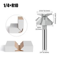 R10/R18/30/50 Arc Bending Integrated Cutter 1/2 Inch Shank High Precision Arc Bending Cutter Woodwork Tools Professional