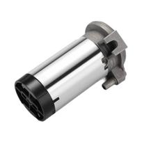 Automotive Electrical Horn Air Pump Red Silver Motor Loud Compresso, Powerful Horn Air Compressor Part for Lorries Truck Yachts sidabras