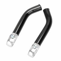 Aluminum Riding MTB Bike Handle Bent Handlebars Sheep Horn Bar Ends Bicycle Handlebar