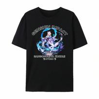 Hydro Electro Eleunisext Character' Impression Short Sleeve Crewneck Cotton T-Shirt S įvairiaspalvis