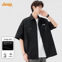 JEEP Men's Summer Breathable Mesh Shirt M