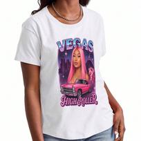 Vampire Attack unisex's Cotton T Shirt, Premium Cotton Quality Print, Durable, Casual Fashion. Horror Vampire And Victim Graphic Tee, Unique Halloween S įvairiaspalvis