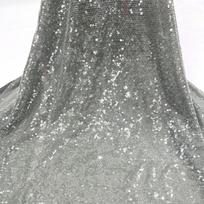 Multi Color Shiny Full Sequin Embroidered Lace Fabric Wedding Dress Handmade DIY Sewing Material Clothing Decoration Fabric 1Yard