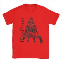 Summer Bloodborne Hunter Landscape Hippie T Shirts  100 Cotton Tee Shirt for Couple Aesthetic Printed Short Sleeve Tops S