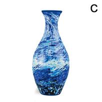 3D Puzzle Vase Flower Porcelain Design Diy Assembly Educational Toy Home Decoration House Arrangement Warming Christmas Gift Toy