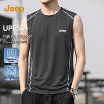 JEEP Men's UPF50+ Sun Protection Tank Top XL