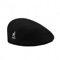 Unisex Kangaroo Beret Style Beanie Hat for Men and Women Artists M(56-58CM) juoda