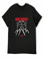 King Jeremy T-Shirt Funny T-Shirts Gifts For Boyfriend Luxury Designer Heavy Weight T Shirts For unisex S įvairiaspalvis