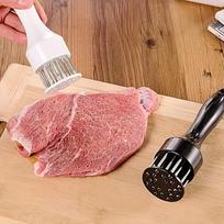 Hot Sale Profession Meat Grinder Steak Tendon Tenderizer Needle Portable Stainless Steel Meat Hammer Needle Kitchen Cooking Tool balta