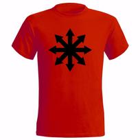 Chaoso simbolio strėlės Magic Occult Halo Warhammer Moorcock Unisex marškinėliai S