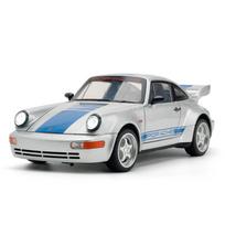 1/24 Porsche 911 964 Carrera RS lydinio automobilis Diecasts & Žaislinės transporto priemonės Automobilio modelis Garsas ir šviesa Traukiamas atgal Automobilio žaislai Vaikams Dovanos sidabras