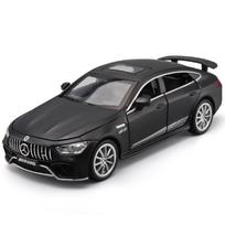 1/32 Mercedes Benz AMG GT63 Sportinis Automobilis Lydinio Diecast Automobilio Modelis Garsas Šviesa Traukiamas Atgal Žaislai Papuošalai Dovana Vaikams Kolekcionuoti juoda