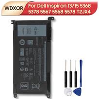 Įkraunama ličio baterija, skirta Dell Inspiron 13 5368 5378 7368 15 5567 5568 5578 T2JX4 WDXOR serijos WDXOR P61F001 nešiojamam kompiuteriui, 42Wh