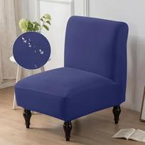 1Pc Elastic Armless Chair Covers Anti-Dirt Sample Single Seat Chair Slipcovers Removable Protector Covers For Living Room Decor