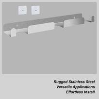 Pizza Peel Holder Bracket Wall Mounted Hanger Storage Shelf Space Saving Stainless Steel Tool Organizer for Commercial Brushes CN