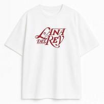 2026 Lana Del Rey Logo T-shirt Men and Women Summer Cotton Y2K Clothing Casual Fashion Round Neck Short Sleeved Tee Streetwear S juoda