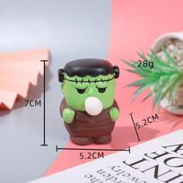 Halloween Squishy Fidget Toys Pumpkin Spit Bubbles Stress Squeeze Relief Toy for Kids Adults Party Favors Anti-Stress Pinch Toy
