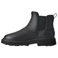UGG Hybrid Cow Leather Fashion Trend Short Chelsea Boots Men's Black 1172990-BLK 41