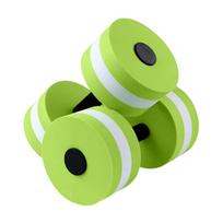 1 Pair Floating Swimming Pool Dumbbell Body Shaping Pool Exercise Dumbbell  Unisex žalia