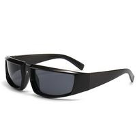 Y2K Futuristic Tech Sunglasses for Men Cyberpunk Retro Shield Glasses  Women Edgy Streetwear Trendy Punk Style Eyewear Unisex juoda