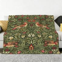 Artist W-William M-Morris Throw Soft Cozy Flannel Throw Blanket for Sofa Bedroom and More 80x120cm(31x47inch)