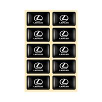 3D Epoxy Car Emblems Decor Stickers Auto Accessories For Lexus CT200h F sport ES LS IS GS LC RC GC RX UX NX LX GX ES300h UX250