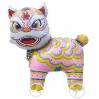 4D Design Walking Balloon Large Size Cartoon Animal Cartoon Balloon Elephant Stand Aluminum Film Balloon With Wheel as shows