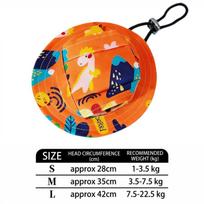 Breathable Cat Dog Sun Hat Adjustable Drawstring UV Protection Pet Bucket Hat Lightweight with Ear Holes Pet Cowboy Hat (as the picture,S)