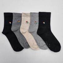 [Arnold Palmer] Non-compression Non-slip Women's Mid-calf Socks 5 Pairs 5 pairs (color mix)