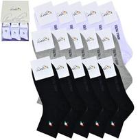 Arnold Palmer Ladies' Plain Sports Mid-Calf Socks 0059zx Gray (5 pairs) 24cm
