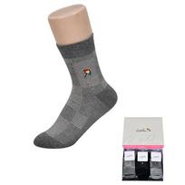 Arnold Palmer Logo Embroidery Block Point Ladies' Fashion Mid-Calf Socks 0025ek Random shipping (5 pairs)/24cm