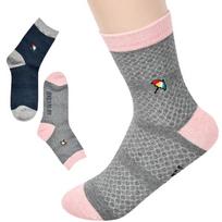 Arnold Palmer Logo Embroidered Women's Mid-Calf Socks 2-Pair Set 24cm