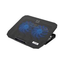 Laptop Cooling Pad, Laptop Stand with Dual USB Ports, with Height Adjustment Pad, Compatible with 15.6-Inch Laptops