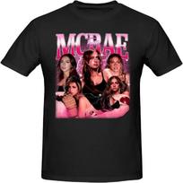 HRGGWYB unisex's Tate Music McRae Pure Cotton Summer Casual and Fashionable T-Shirt(2) S įvairiaspalvis