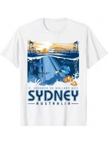 Pixar  Sydney Australia Poster T-Shirt S įvairiaspalvis